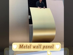 Metal Panel Interior Decoration Wood Veneer Panel Bamboo Charcoal Wood Veneer