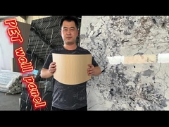 High Gloss Marble bamboo charcoal wall panel