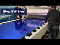 Mirror Hotel light luxury PET decorative bamboo charcoal wood veneer wall panel