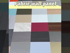 Fabric Texture Apartment free paint 1.22m wide wood veneer bamboo charcoal PVC wall panel
