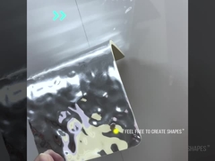 Water Ripple Bamboo Charcoal Wood Veneer Eco-friendly Waterproof Bamboo Fiber Wall Panels