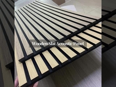 Acoustic Grille Wood Slats Anti Scratch Grille sound-absorbing panels Fluted Wall Panel Wall
