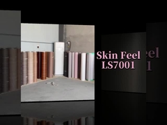 PVC Wood Veneer Wall Board Indoor Decoration Bamboo Charcoal SkinTexture Wall Panel