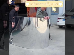 Mirror wall panel fireproof wood veneer panel