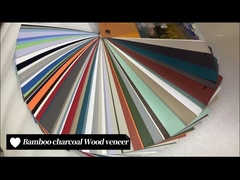 Factory direct waterproof easy to install High Quality skin-feeling bamboo charcoal wood veneer