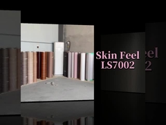 Factory Price Hot Sale Skin-feeling Bamboo Charcoal Wood Veneer PVC Paneling Interior Panel