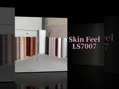 Hot sale high quality interior paneling skin feel bamboo charcoal wood veneer panels