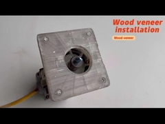 How to install bamboo charcoal wood veneer panels