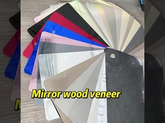 Wholesale Price Mirror Wall Decor Wall Panel PET Bamboo Charcoal Wood Veneer Board