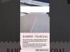 High Quality Hot Sale Carbon Crystal Board Fireproof Bamboo Charcoal Metal Board Veneer