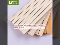 Acoustic WPC PVC Wall Panel Sound Proofing Panels ISO9001