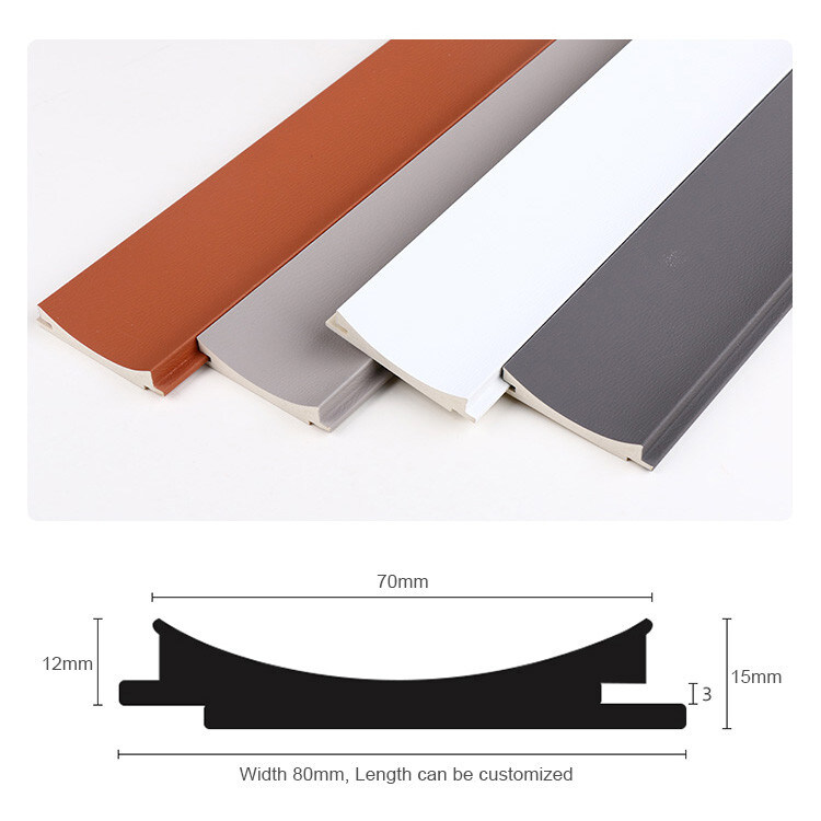 Interior Decoration Environmentally Friendly PVC Moulding Board WPC Grating Panel