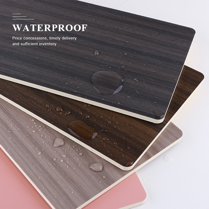 Eco Friendly Fireproof Decorative Wood Grain PVC Bamboo Fiber Wall Paneling