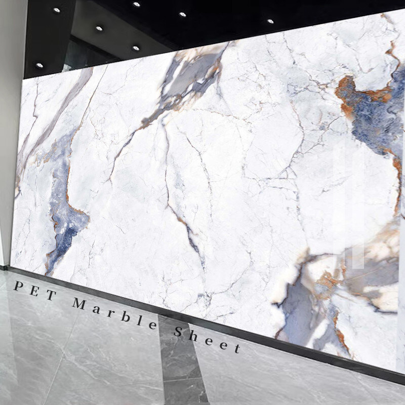 Waterproof And Easy To Install Marble Wood Veneer Panels Interior Decorative Wall Panels New Products Marble Wall Panels