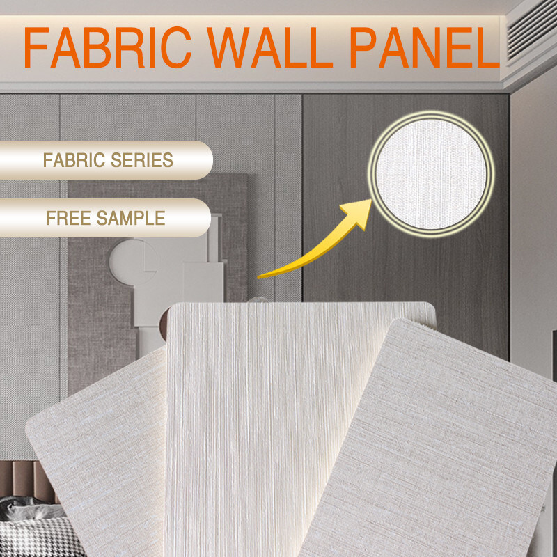 Hot Products Interior Decoration Waterproof Bamboo Charcoal Fabric Wall Panel