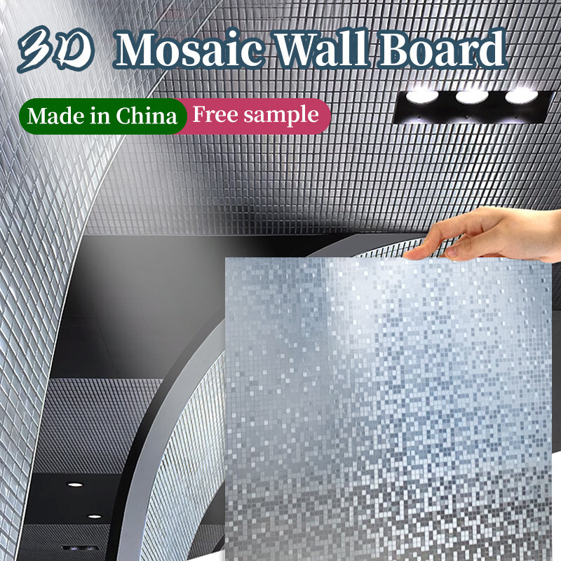 New Products Interior Decorative Metal Wall Panels Mosaic Bamboo Charcoal Wood Veneer Panels
