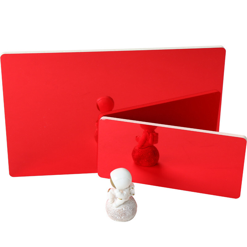 Hotel Light Luxury PET Decorative Bamboo Charcoal Wood Veneer Mirror Wall Panel