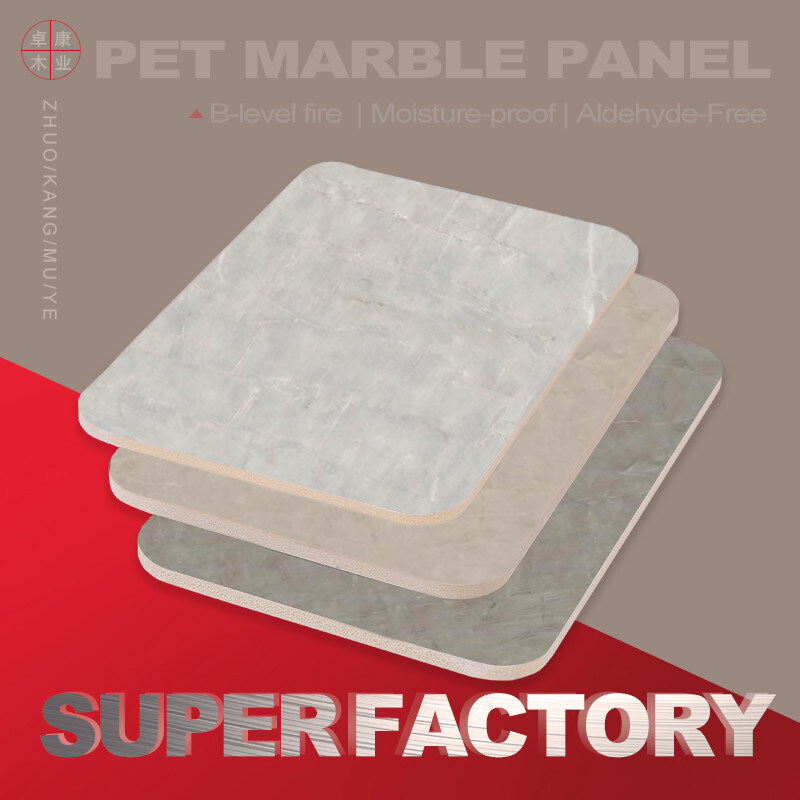 Waterproof Pvc Wood Sheet Bamboo Charcoal Wall Board For Interior Decoration