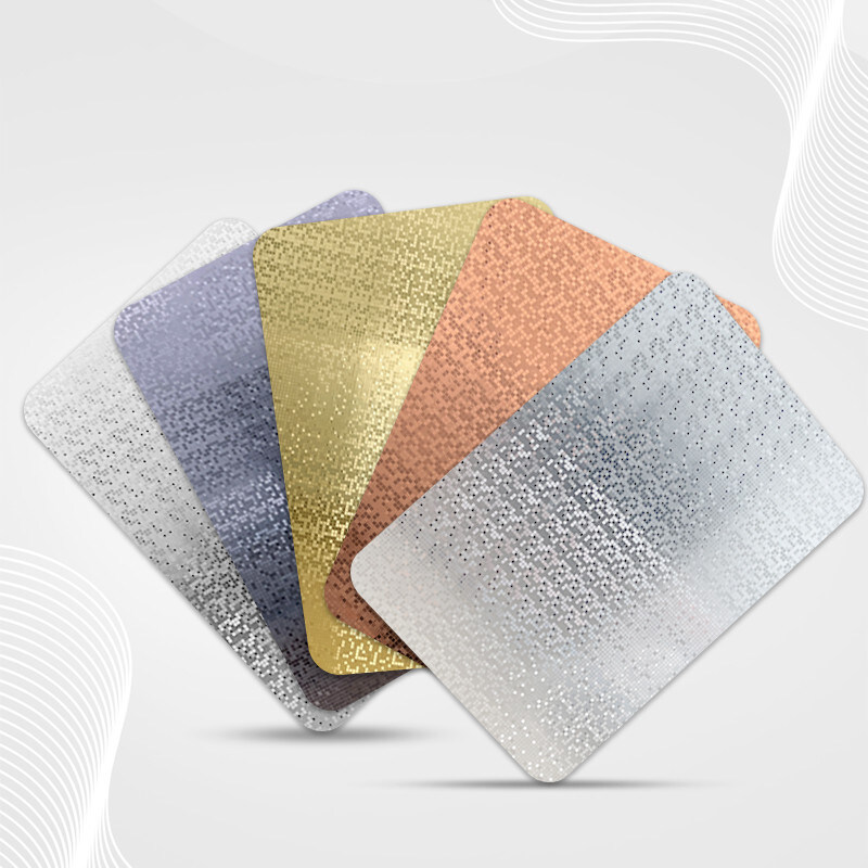 Wall Decorations For Home Bamboo Charcoal Board Moisture Proof PET Metal Mosaic Wall Panel