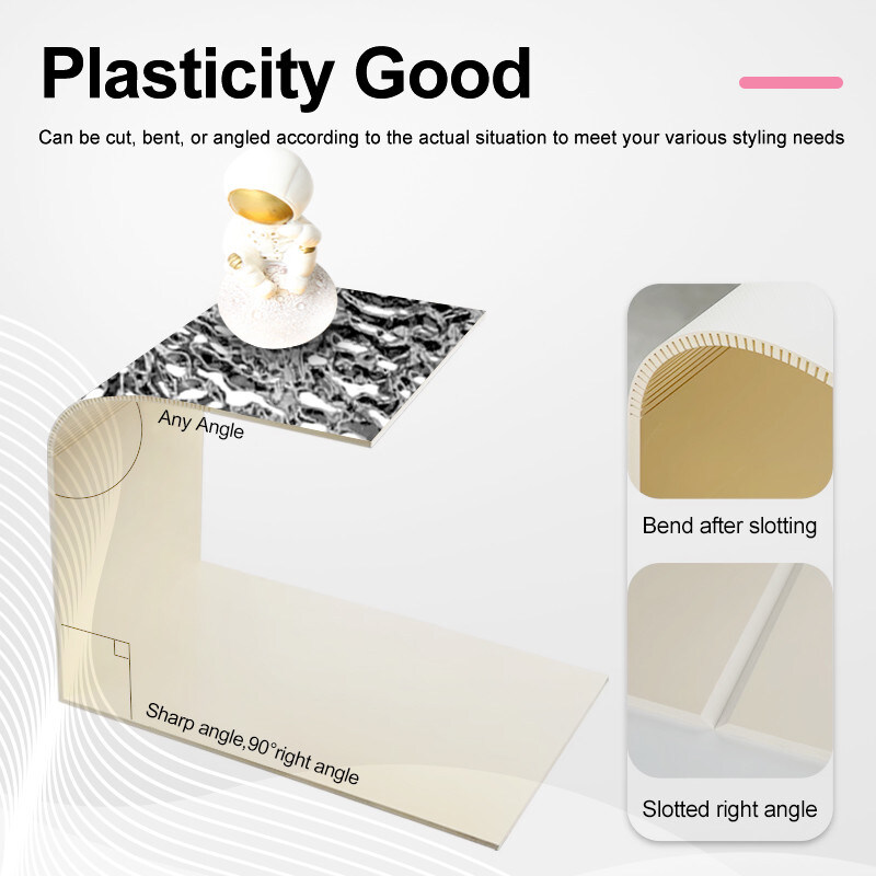 Luxury 3d Water Ripple Charcoal Board Factory Supply Carbon Crystal Plate Wall Panel