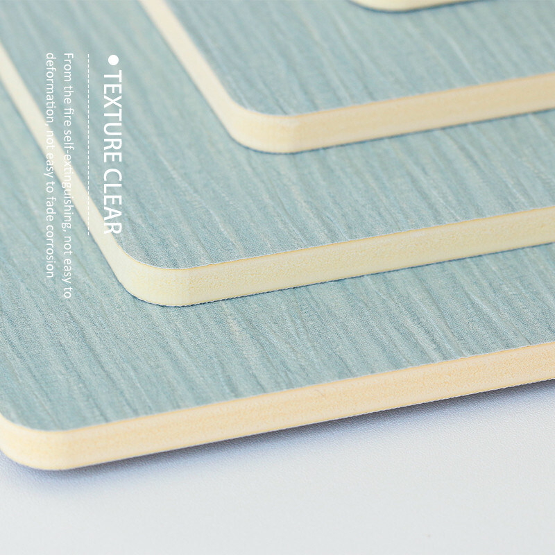 OEM Vintage Decorative Wood Grain Bamboo Charcoal Wood Veneer Wall Panel