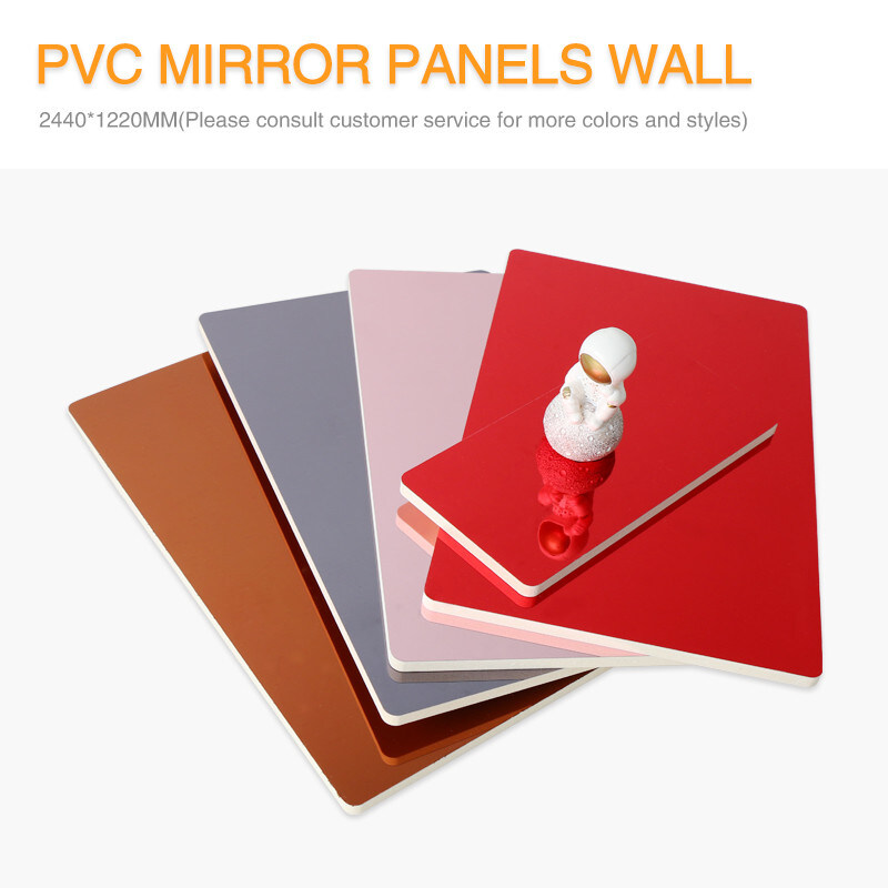 Interior Decorative Bamboo Wood Veneer Sheet Mirror Wall Panels 1220*2440mm