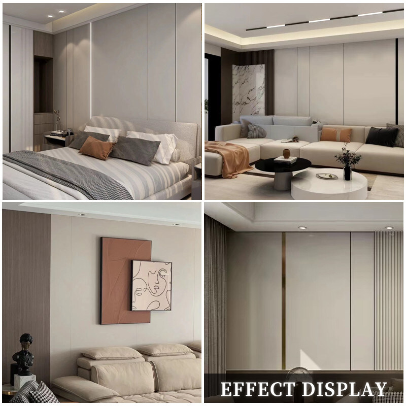 Width 1.22m PVC Skin Feel Decorative Interior Design Wall Insulation Panels