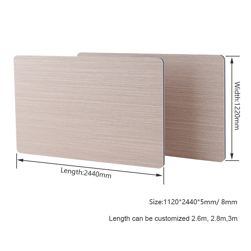 5mm 8mm Interior Decoration Wall Panel Wood Grain PVC Wall Panels