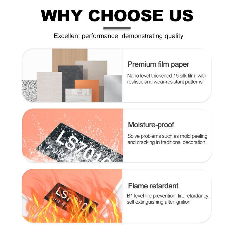 Waterproof Fire Resistance Bamboo Charcoal Wood Veneer Interior Decorative Wall Paneling