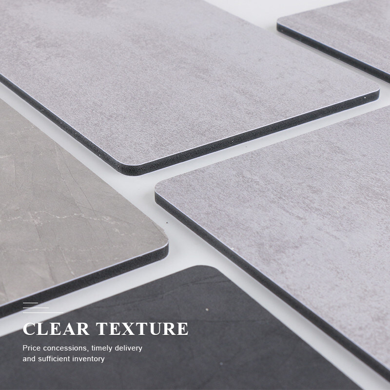 Bamboo Charcoal Board Customized Wooden Decorative Panel Water Resistant Pvc Marble Sheet