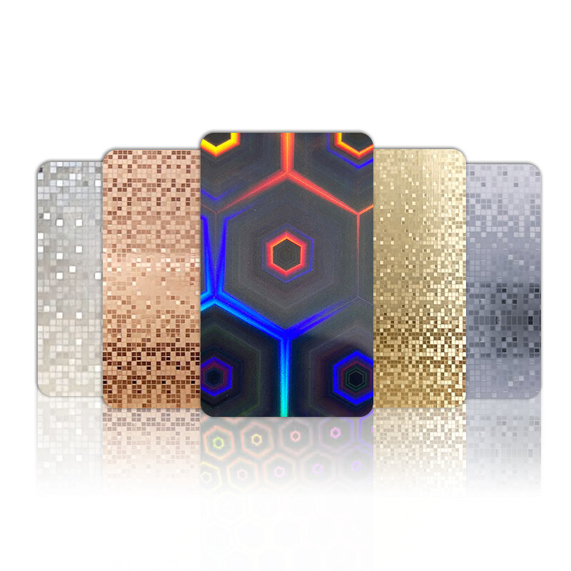 Pvc Board Laser&Mosaic Series Bamboo Charcoal Wood Veneer Interior Decor wall panel