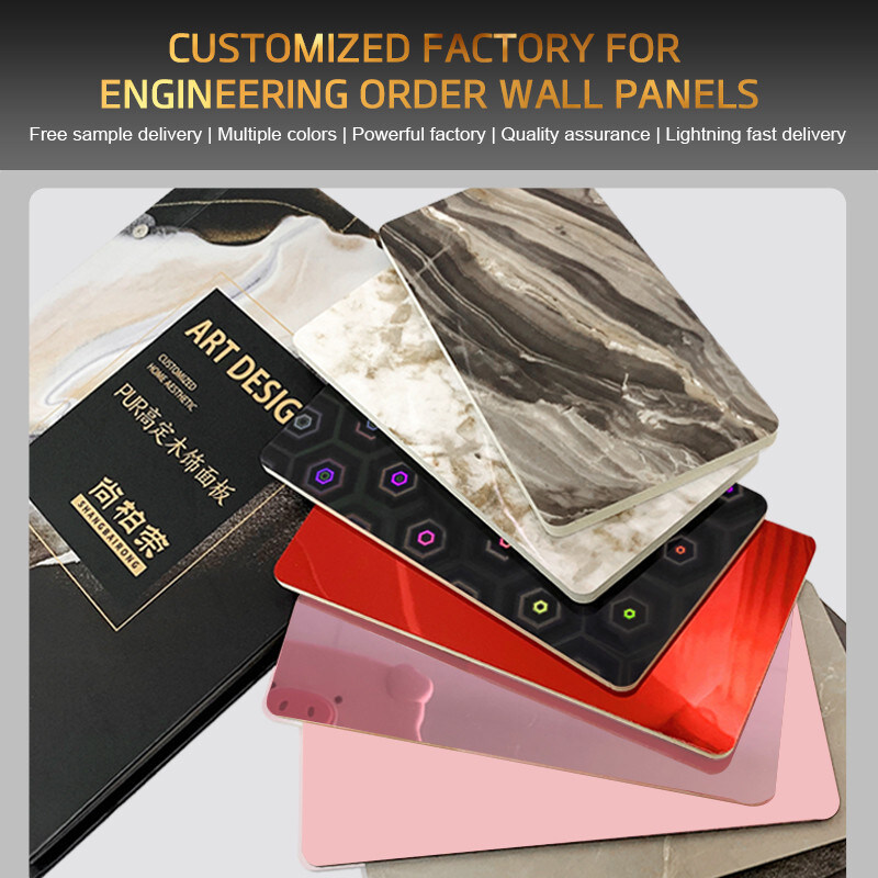 Decorative Wall Panels Bamboo Charcoal Wood Fiber Board New Product Bamboo Crystal Board