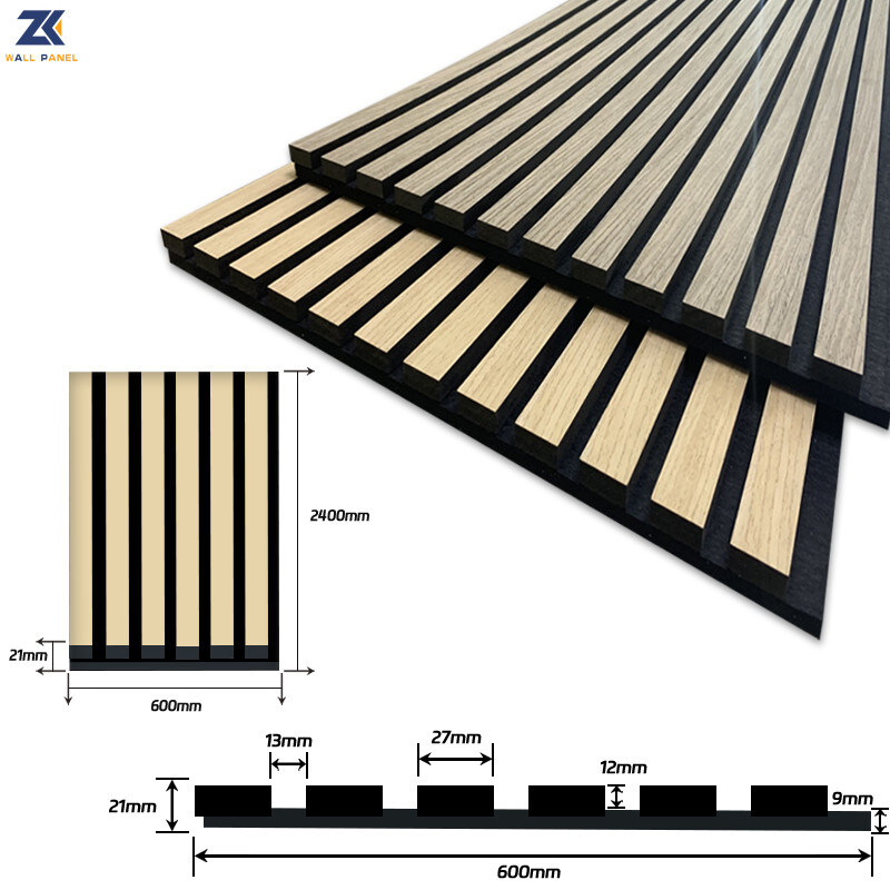 Factory Direct Sales Solid Wood Panel Interior Decoration Materials Wooden Acoustic Panel