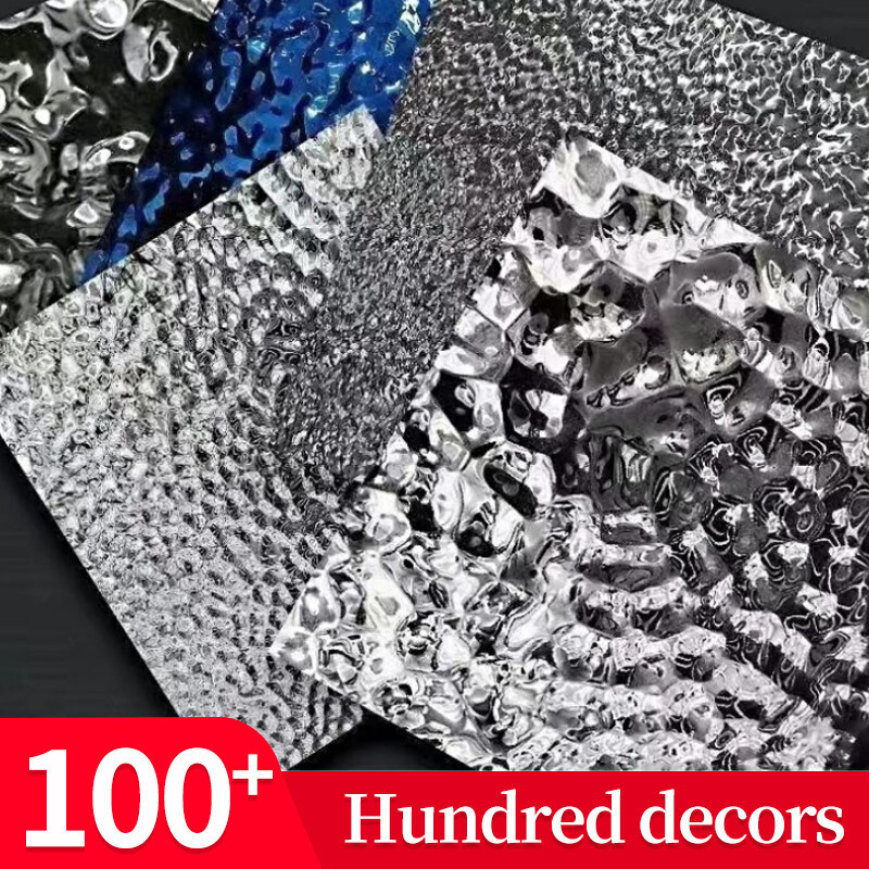 PET 3D Water Ripple Wood Veneer 8mm High Density Bamboo Charcoal Wood Wall Panel