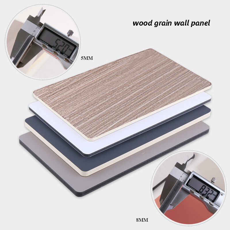 Waterproof And Mildew Proof Flat Wood Grain 1220mm Decorative PVC Wallboard Wall Panels