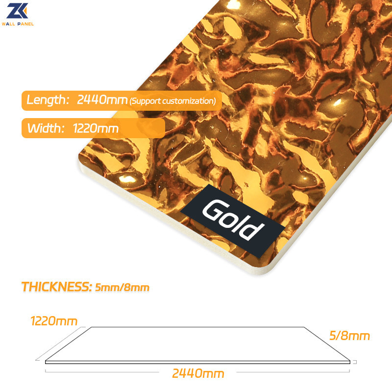 Interior Decorative PVC PET Water Ripple Panel 3D Wall Panel