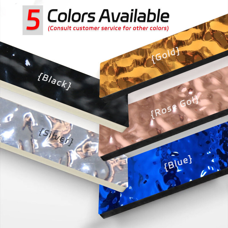 8mm Bamboo Wood Fibre Wood Panels Wall Decor Interior Paint-Free 3D Water Ripple Panels