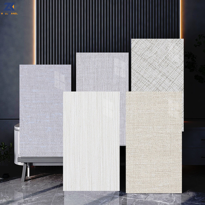 Bamboo Fiber Wallboard Wood Veneer PVC Wall Panels Anti Scratch
