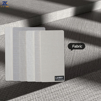 5mm 8mm Fabric Bamboo Charcoal Fibre Board Waterproof Moisture Proof OEM ODM