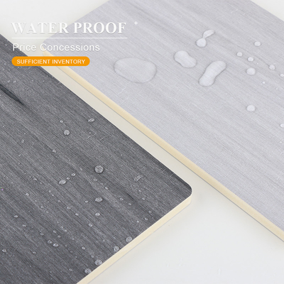 Wood Grain Wall Panels Bamboo Charcoal Wood Veneer 5mm 8mm