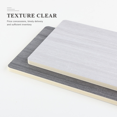 Wood Grain Wall Panels Bamboo Charcoal Wood Veneer 5mm 8mm