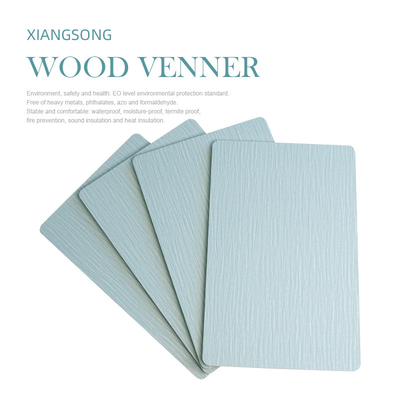 Odorless Wood Grain Bamboo Charcoal Wood Veneer Wall Panels Eco Consciousness