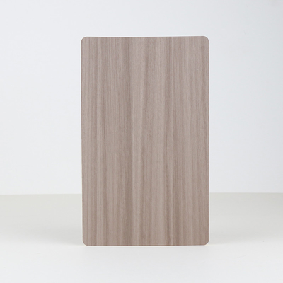 Odorless Bamboo Fiber Wall Panel Wood Grain Veneer Sheets 1220*2440mm