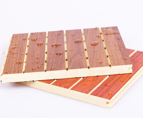 Waterproof Wood Plastic Composite WPC Sound Absorbing Panels OEM