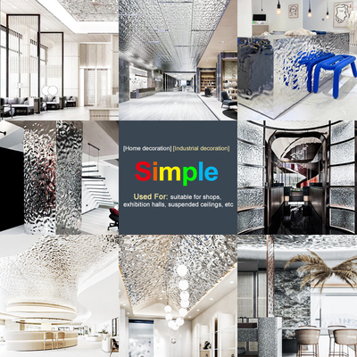 Modern Light Luxury Style 3D Charcoal Board Water Ripple Bamboo Charcoal Wood Veneer